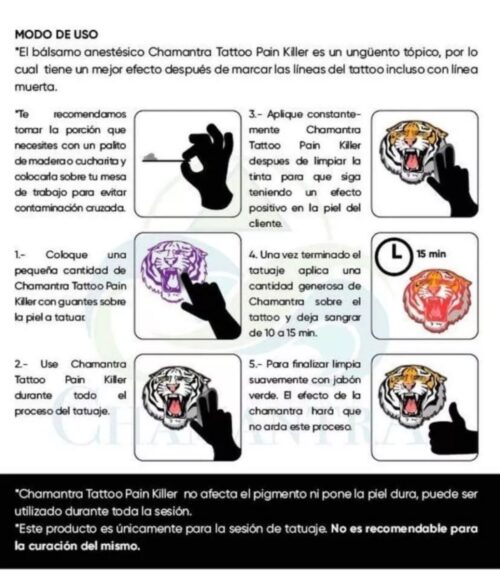 Chamantra Tatto Paint Killer - Imagen 3