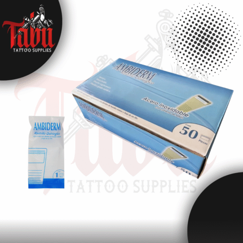 Rastrillo Ambiderm Ergonomico 50 Pz