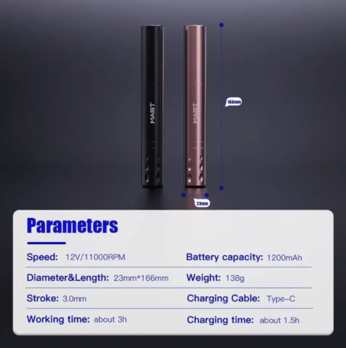 Maquina Mast Tour Air Pink - Imagen 5