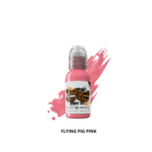 World Famous Ink Flying Pig Pink