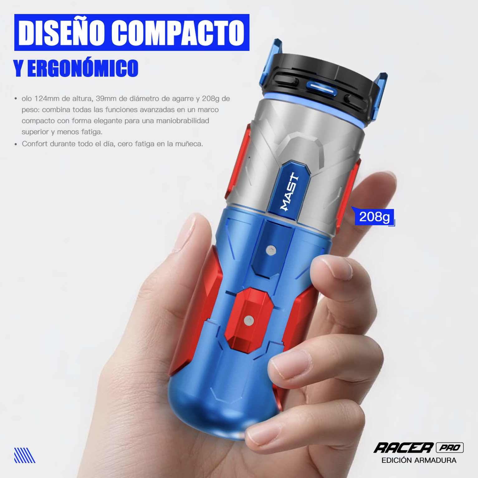 Maquina Mast Racer Pro Armor Edition (2 Baterias) - Imagen 6