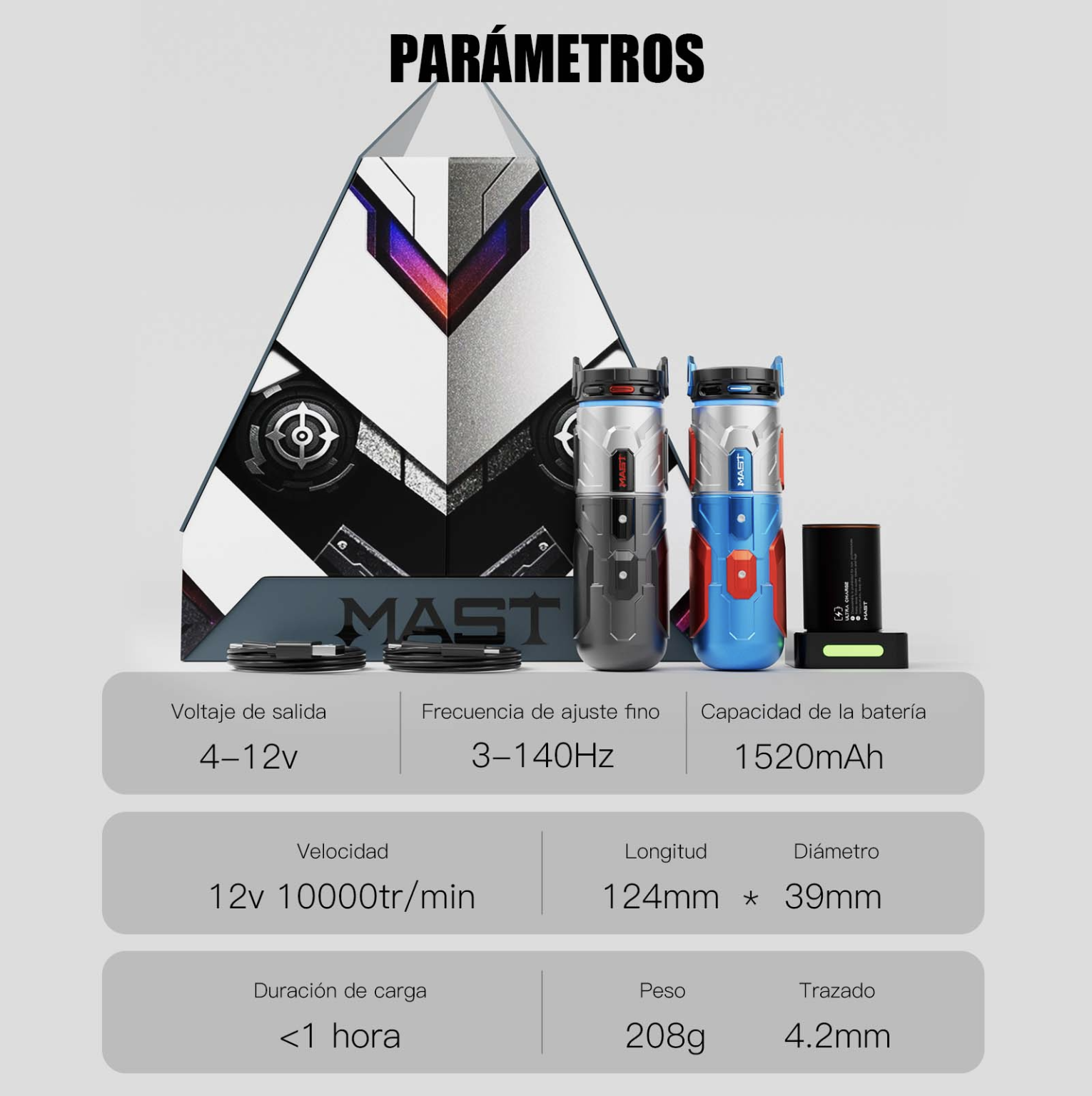 Maquina Mast Racer Pro Armor Edition (2 Baterias) - Imagen 5