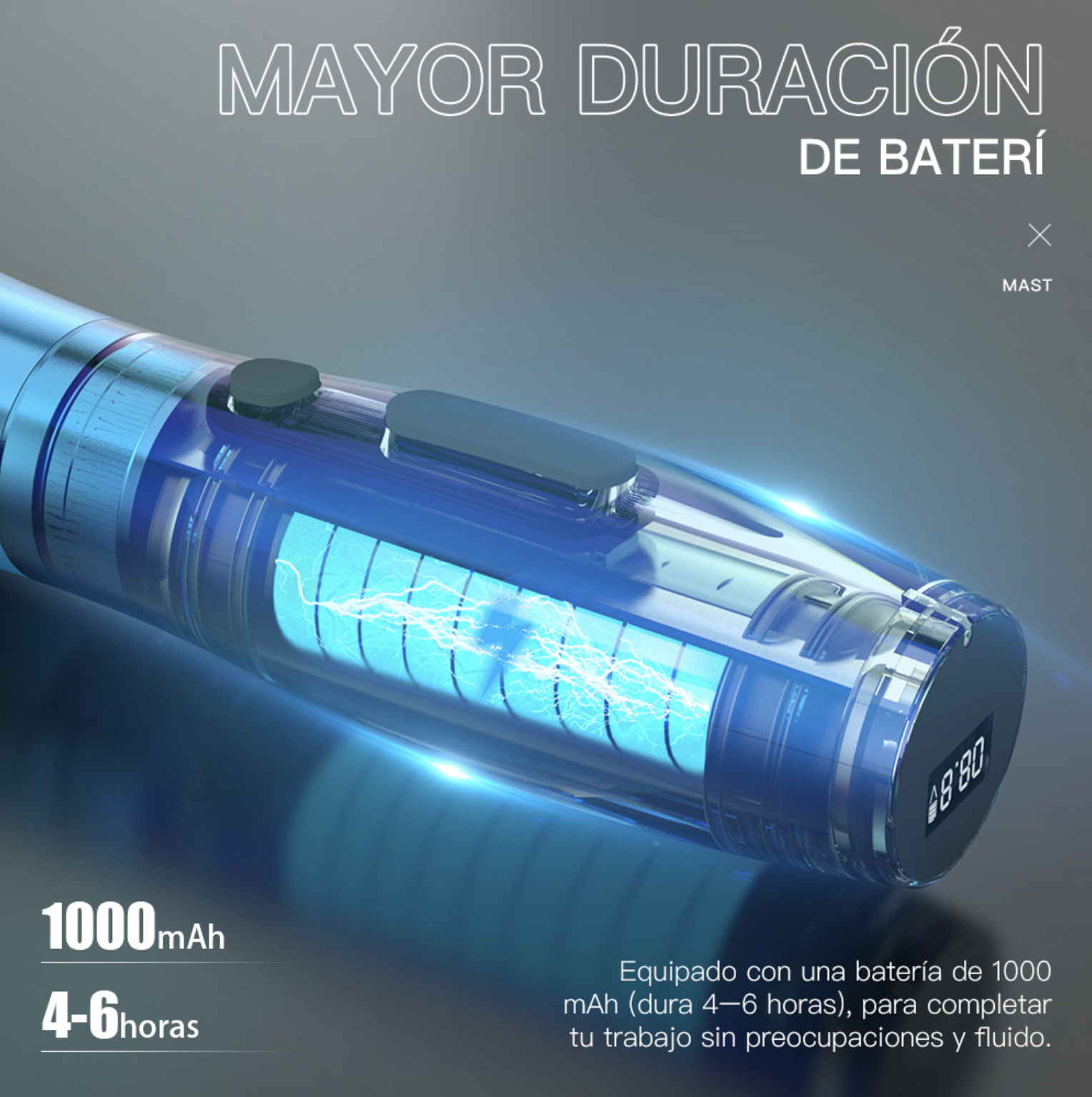 Maquina Mast P20 (2 baterias) - Imagen 6