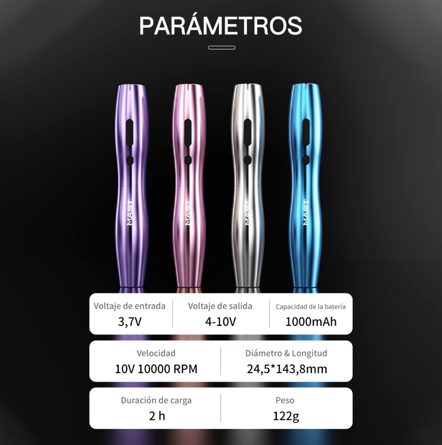 Maquina Mast P20 (2 baterias) - Imagen 2